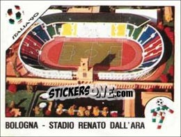 Sticker Bologna - Stadio Renato Dall'Ara - FIFA World Cup Italia 1990 n. 24 - Panini