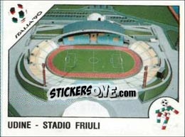 Sticker Udine - Stadio Friuli - FIFA World Cup Italia 1990 n. 31 - Panini