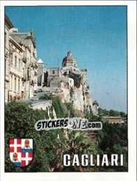 Figurina Panorama of Cagliari - FIFA World Cup Italia 1990 - Panini