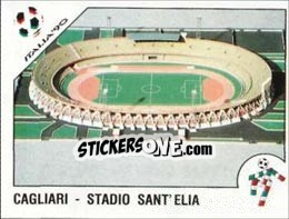 Sticker Cagliari - Stadio Sant'Elia - FIFA World Cup Italia 1990 n. 33 - Panini