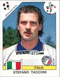 Figurina Stefano Tacconi - FIFA World Cup Italia 1990 - Panini