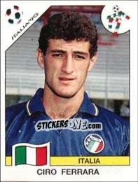 Figurina Ciro Ferrara - FIFA World Cup Italia 1990 - Panini