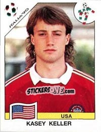 Sticker Kasey Keller - FIFA World Cup Italia 1990 n. 97 - Panini