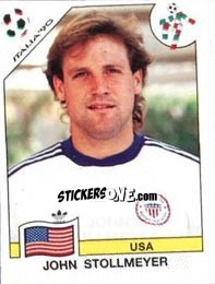 Sticker John Stollmeyer - FIFA World Cup Italia 1990 - Panini