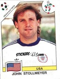 Figurina John Stollmeyer - FIFA World Cup Italia 1990 - Panini