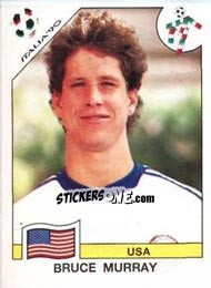 Sticker Bruce Murray - FIFA World Cup Italia 1990 - Panini