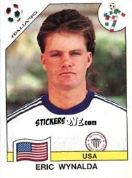 Sticker Eric Wynalda - FIFA World Cup Italia 1990 n. 113 - Panini