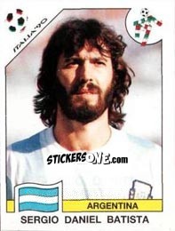 Sticker Sergio Daniel Batista - FIFA World Cup Italia 1990 - Panini