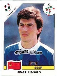 Cromo Rinat Dasaev - FIFA World Cup Italia 1990 - Panini