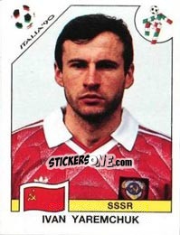 Sticker Ivan Yaremchuk - FIFA World Cup Italia 1990 - Panini