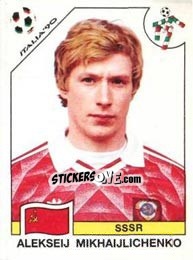 Sticker Aleksei Mikhaijlichenko - FIFA World Cup Italia 1990 n. 145 - Panini