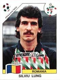 Figurina Silviu Lung - FIFA World Cup Italia 1990 - Panini