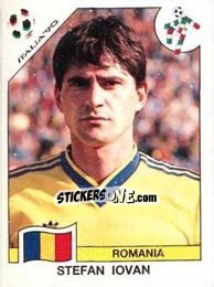 Sticker Stefan Iovan - FIFA World Cup Italia 1990 n. 157 - Panini