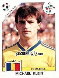 Sticker Michael Klein - FIFA World Cup Italia 1990 - Panini