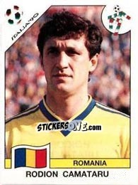 Sticker Rodion Camataru - FIFA World Cup Italia 1990 n. 169 - Panini