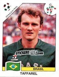 Sticker Taffarel (Claudio Andre Taffarel) - FIFA World Cup Italia 1990 n. 192 - Panini