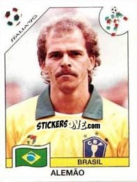 Figurina Alemao (Ricardo Rogeiro de Brito) - FIFA World Cup Italia 1990 - Panini