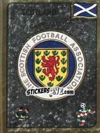 Sticker The Scottish Football Assotiation Ltd. emblem - FIFA World Cup Italia 1990 n. 210 - Panini