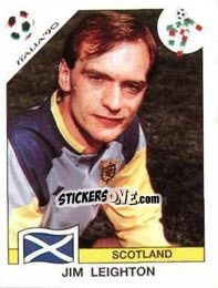 Sticker Jim Leighton - FIFA World Cup Italia 1990 - Panini