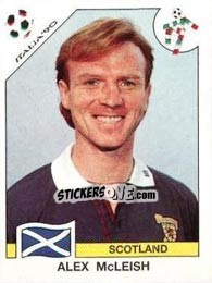 Sticker Alex McLeish - FIFA World Cup Italia 1990 - Panini