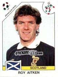 Sticker Roy Aitken - FIFA World Cup Italia 1990 n. 220 - Panini