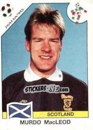 Sticker Murdo MacLeod - FIFA World Cup Italia 1990 n. 222 - Panini