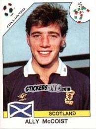 Cromo Ally McCoist - FIFA World Cup Italia 1990 - Panini