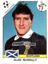 Figurina Alan McInally - FIFA World Cup Italia 1990 - Panini