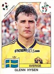 Figurina Glenn Hysen - FIFA World Cup Italia 1990 - Panini