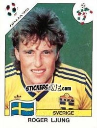 Cromo Roger Ljung - FIFA World Cup Italia 1990 - Panini