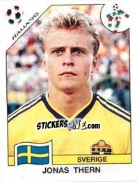 Sticker Jonas Thern - FIFA World Cup Italia 1990 n. 239 - Panini