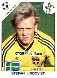 Figurina Stefan Lindqvist - FIFA World Cup Italia 1990 - Panini