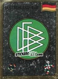 Sticker Deutscher Fussball-Bund emblem - FIFA World Cup Italia 1990 n. 248 - Panini