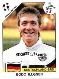 Sticker Bodo Illgner - FIFA World Cup Italia 1990 - Panini