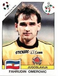 Sticker Fahrudin Omerovic - FIFA World Cup Italia 1990 n. 269 - Panini