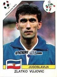 Sticker Zlatko Vujovic - FIFA World Cup Italia 1990 n. 282 - Panini