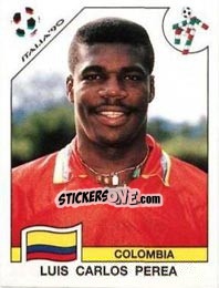Sticker Luis Carlos Perea - FIFA World Cup Italia 1990 n. 292 - Panini
