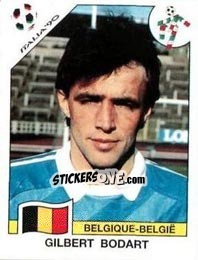 Sticker Gilbert Bodart - FIFA World Cup Italia 1990 - Panini