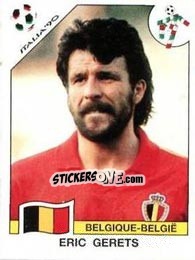 Sticker Eric Gerets - FIFA World Cup Italia 1990 n. 329 - Panini