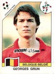 Sticker Georges Grun - FIFA World Cup Italia 1990 n. 330 - Panini