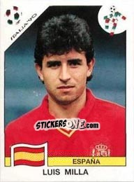 Sticker Luis Milla - FIFA World Cup Italia 1990 n. 353 - Panini