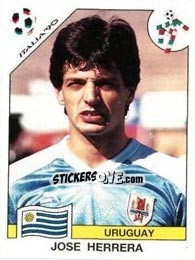Sticker Jose Herrera - FIFA World Cup Italia 1990 - Panini