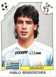 Sticker Pablo Bengoechea - FIFA World Cup Italia 1990 - Panini