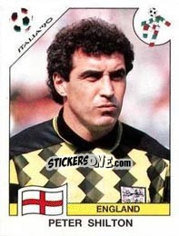 Cromo Peter Shilton - FIFA World Cup Italia 1990 - Panini