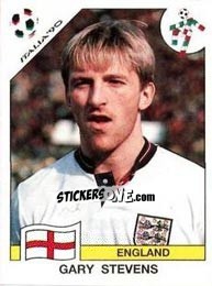 Sticker Gary Stevens - FIFA World Cup Italia 1990 n. 386 - Panini