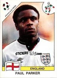 Sticker Paul Parker - FIFA World Cup Italia 1990 n. 387 - Panini