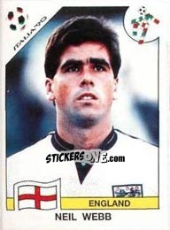 Cromo Neil Webb - FIFA World Cup Italia 1990 - Panini