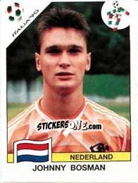 Sticker Johnny Bosman - FIFA World Cup Italia 1990 n. 415 - Panini