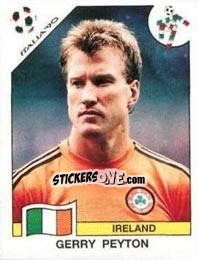 Sticker Gerry Peyton - FIFA World Cup Italia 1990 n. 422 - Panini