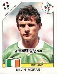 Sticker Kevin Moran - FIFA World Cup Italia 1990 - Panini